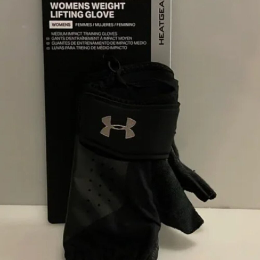 New Under Armour Women’s Weight Lifting Workout Heat Gear Gloves - Size XS NWT